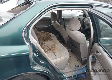 2000 Honda Civic Lx из США, поврежденный, VIN 1HGEJ6678YL055527